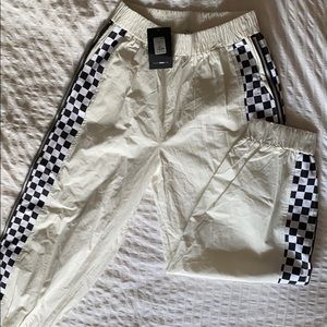 🏁White Checkered Joggers🏁